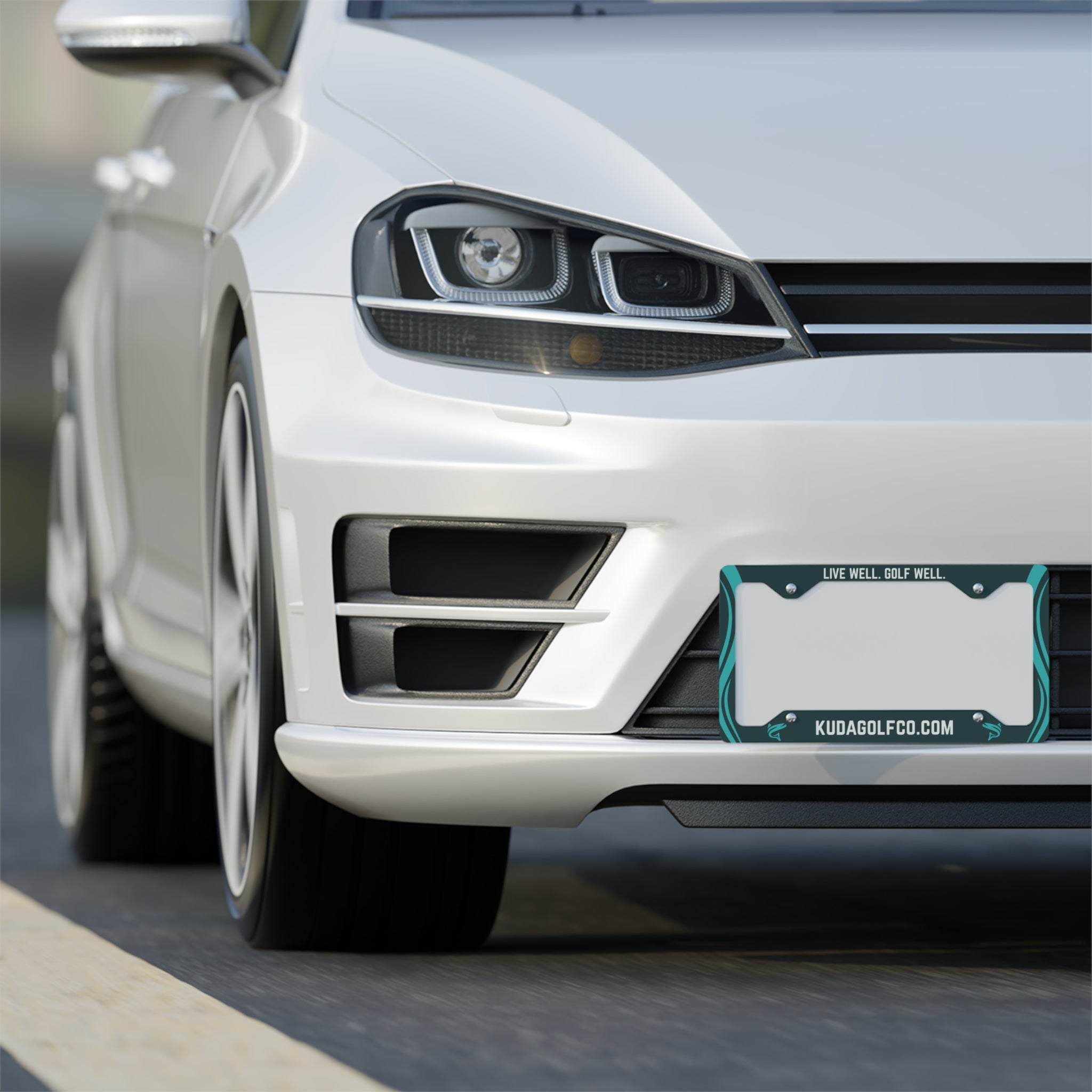 Kuda Metal License Plate Frame