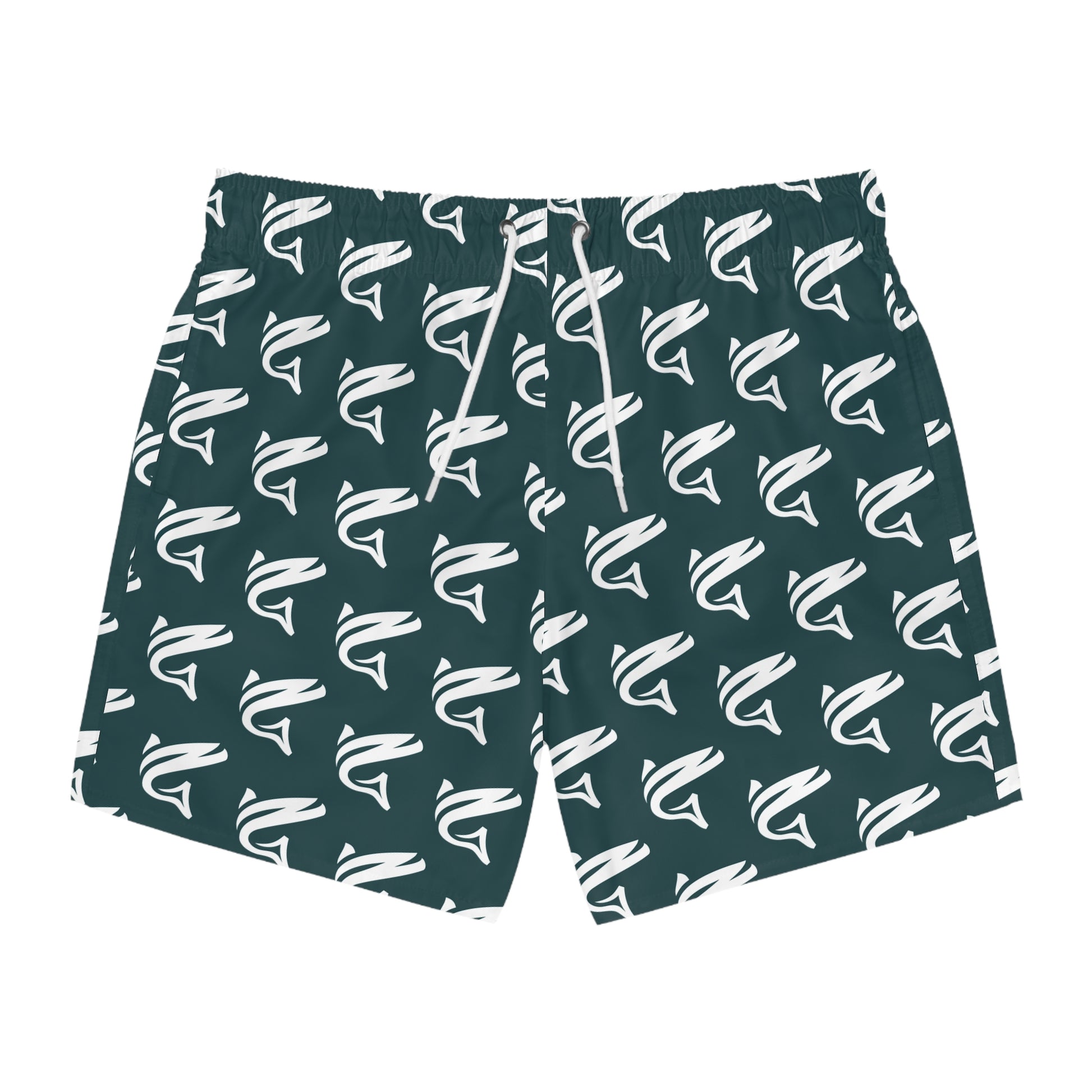 Kuda Pattern Swim Trunks