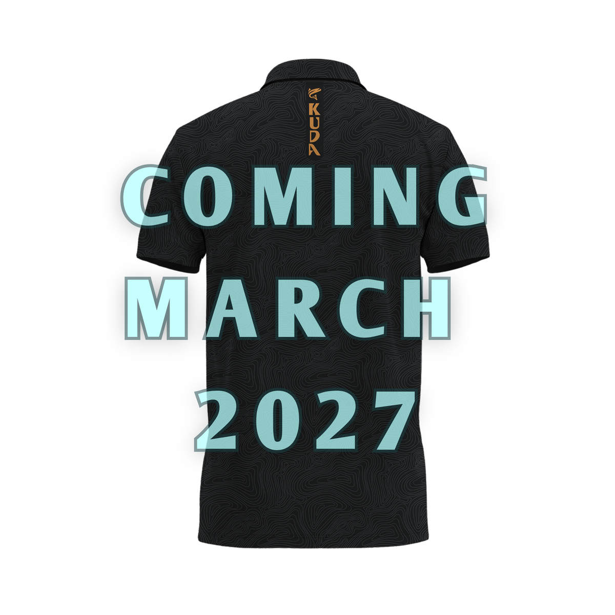 Kuda Golf Blackout Performance Premium Golf Polo Back
