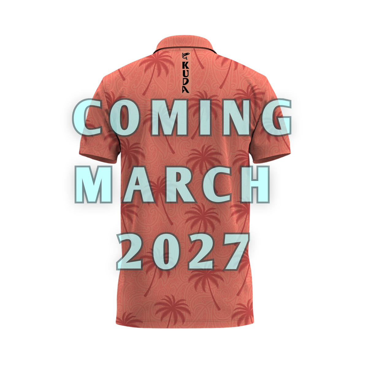 Kuda Golf Sunset Palms Premium Golf Polo Back